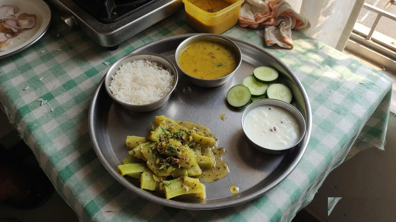 Indian veg weight loss diet chart, 7 days