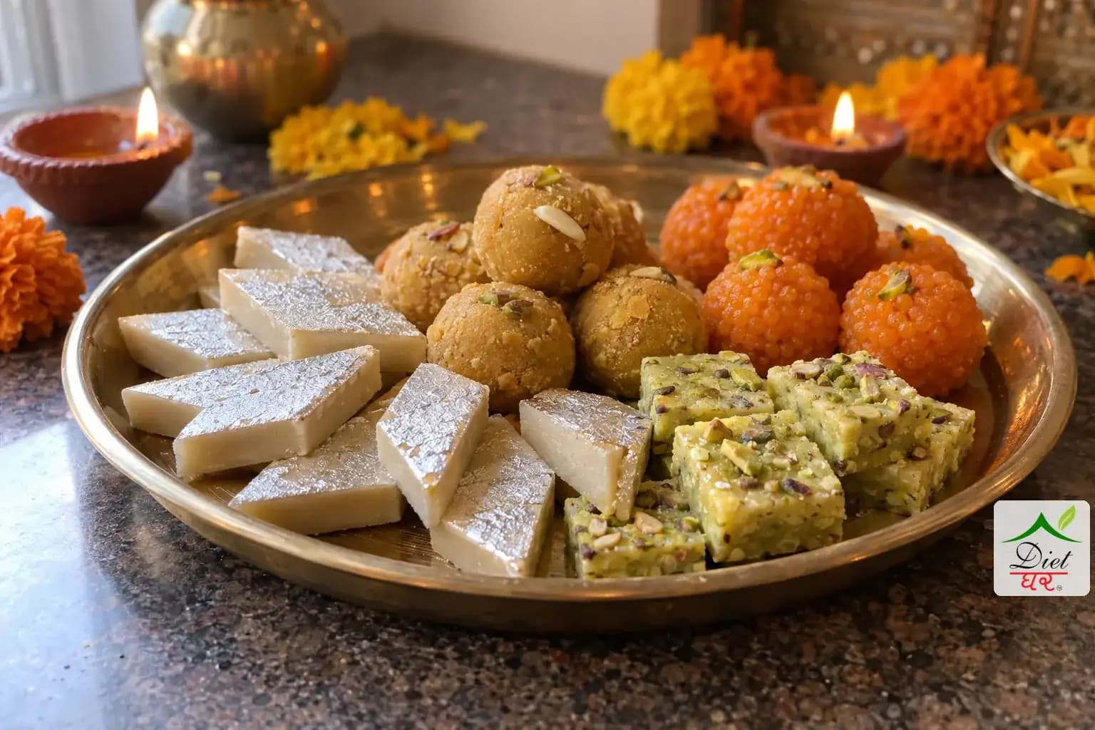 Lower Calorie Diwali Sweets, Per Piece