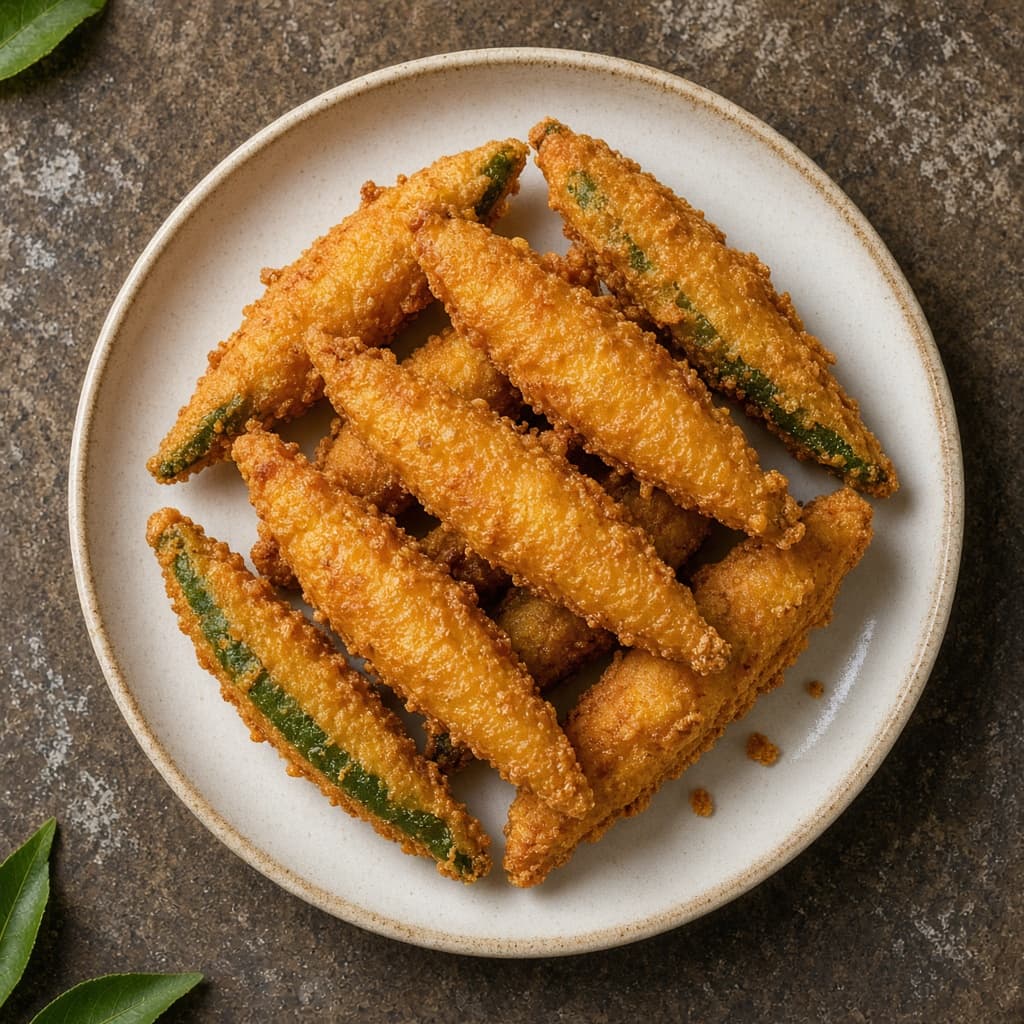Andhra Mirchi Bajji Fritters