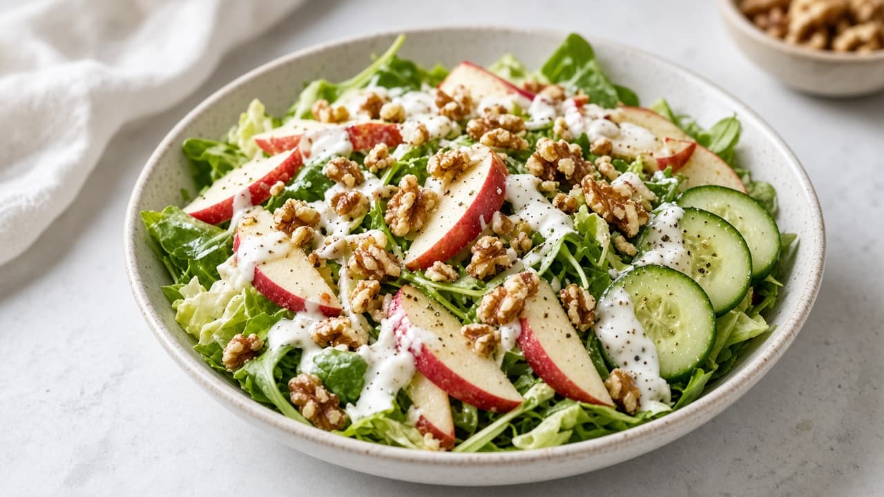 Apple Walnut Salad Bowl