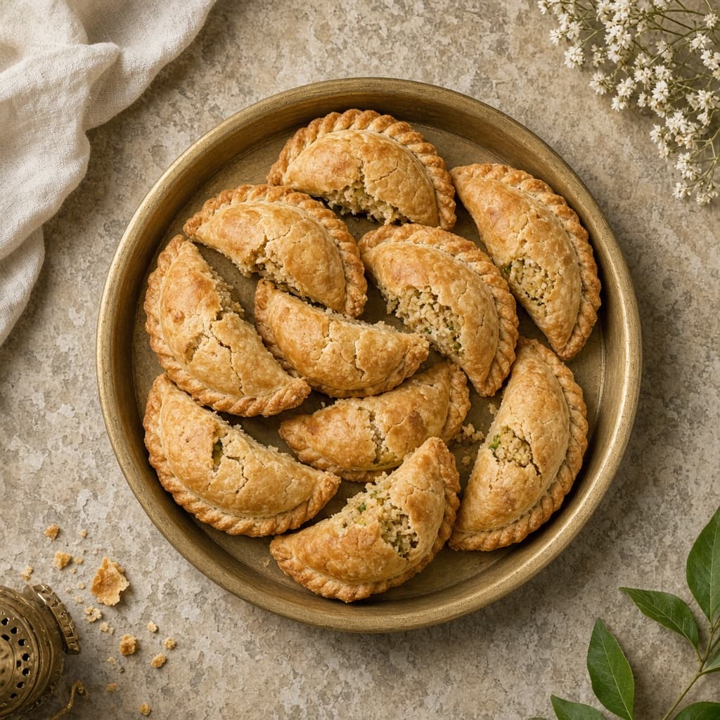 Baked Maharashtrian Karanji