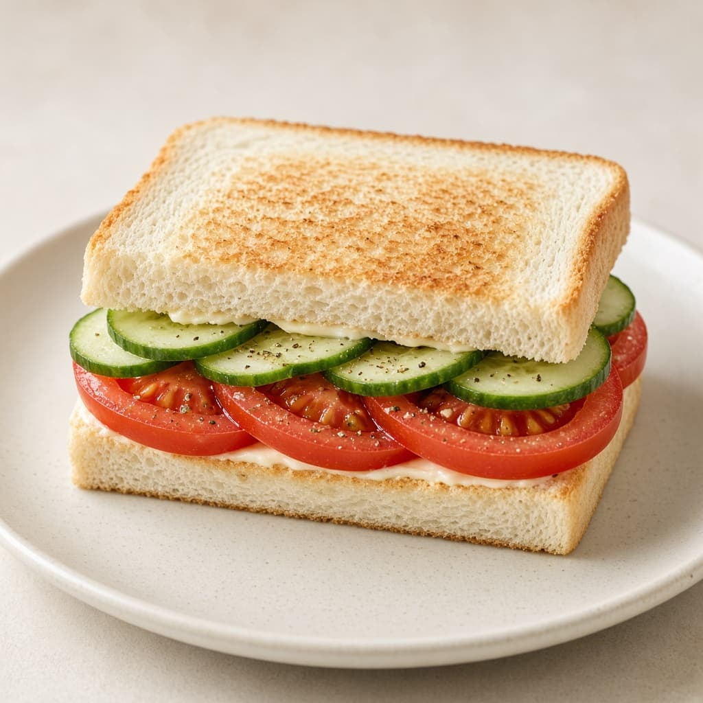 Classic Simple Veg Sandwich