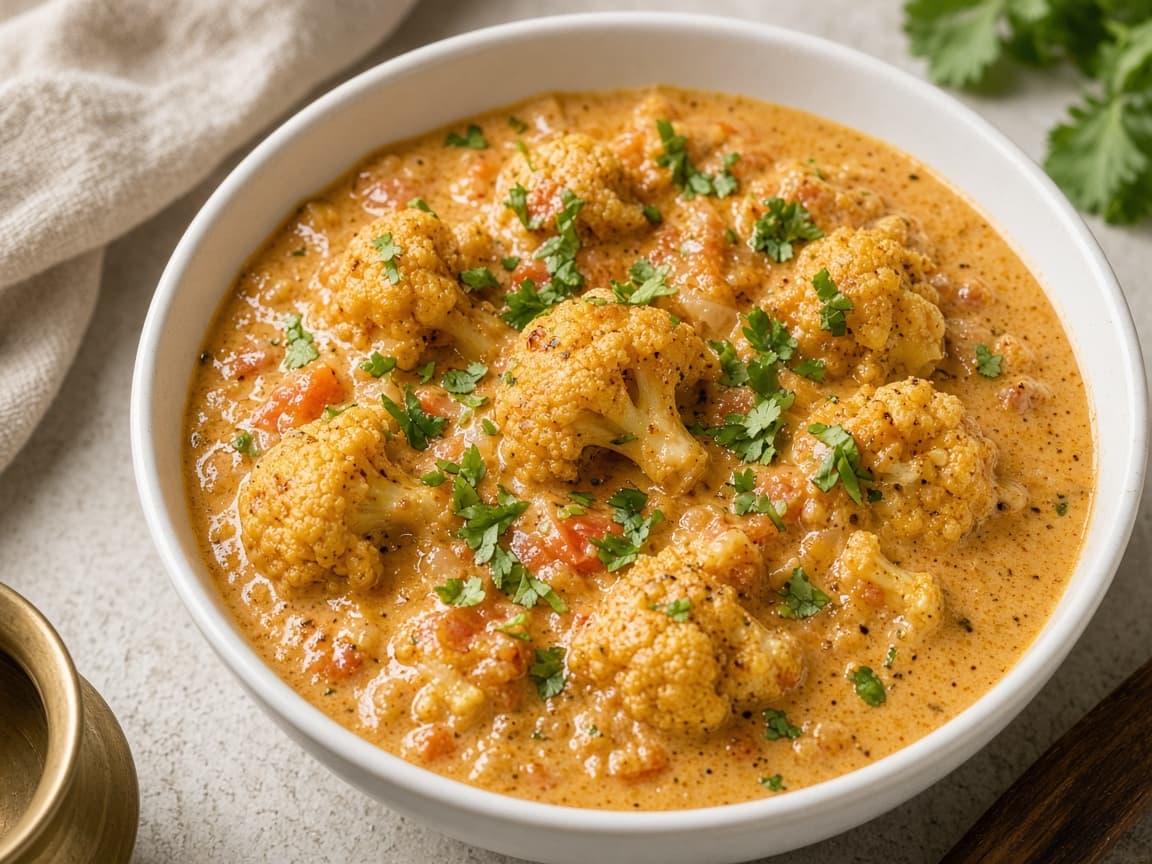 Creamy Gobi Masala with Yogurt