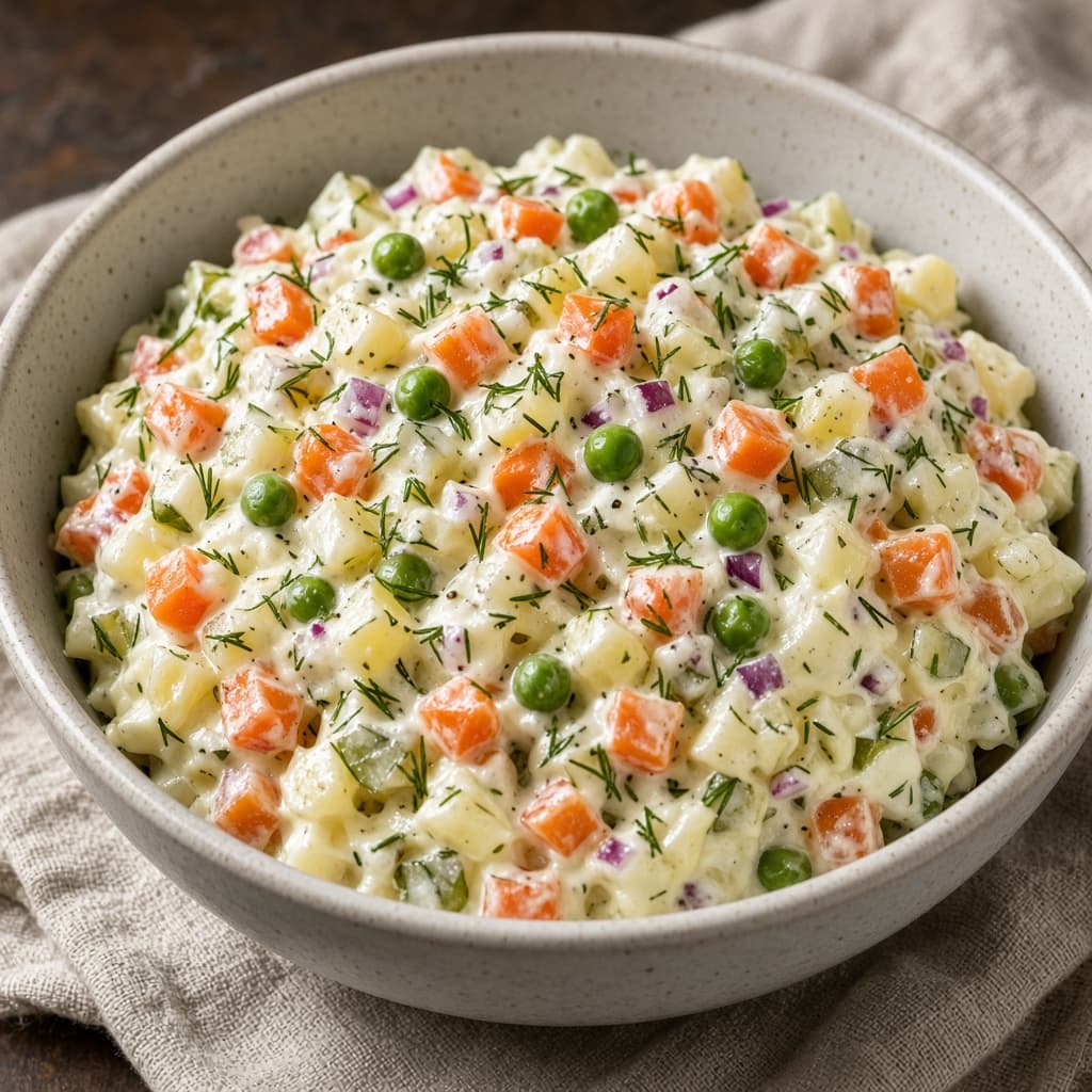 Creamy Veg Russian Salad