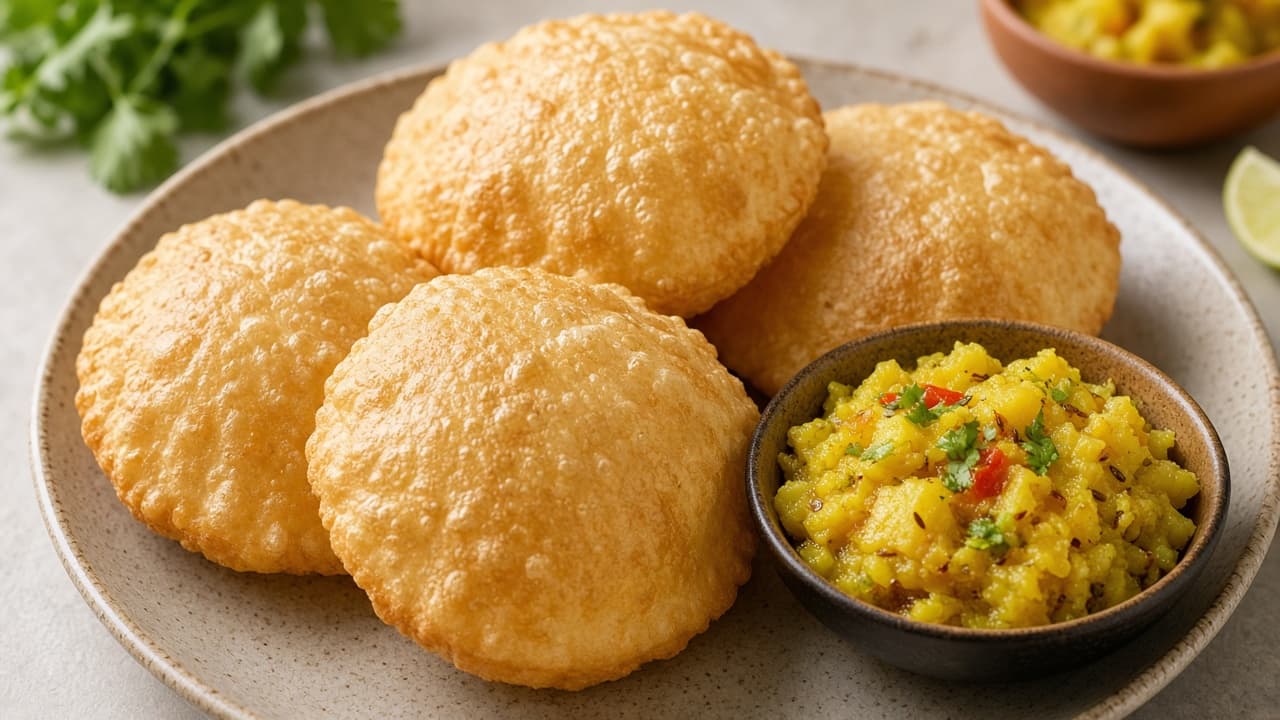 Crispy Bedmi Puri