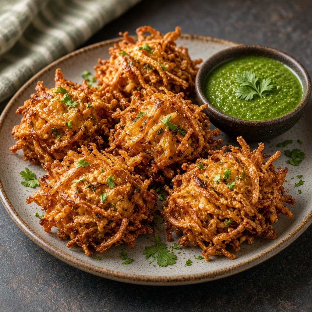 Crispy Onion Bhaji Fritters