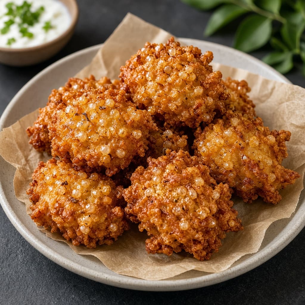 Crispy Vrat Sabudana Pakora