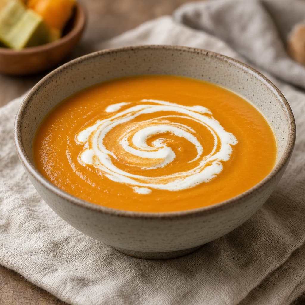 Easy Creamy Pumpkin Soup