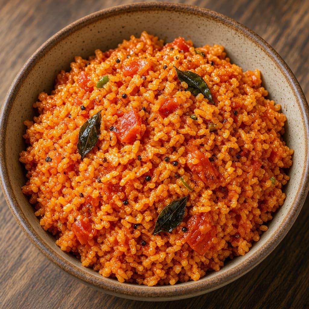 Easy South Indian Tomato Rice