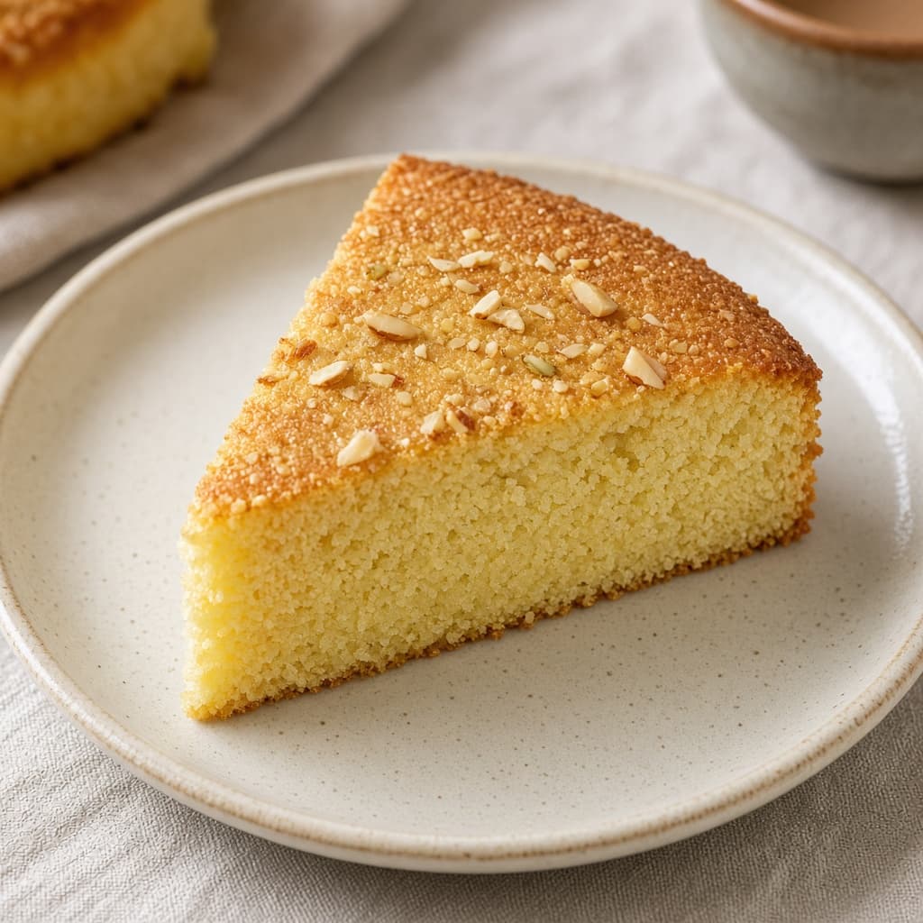 Eggless Soft Suji Rava Cake