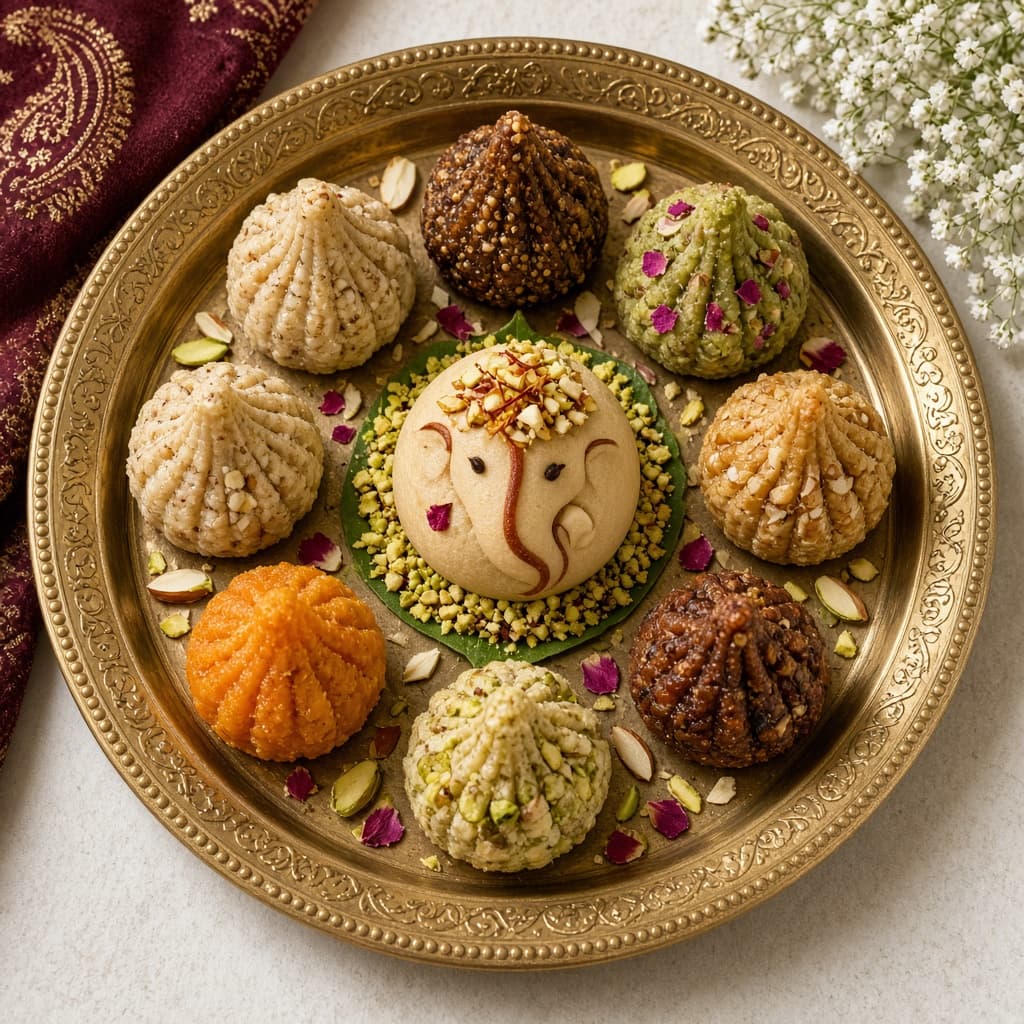 Festive Dry Fruit Modak