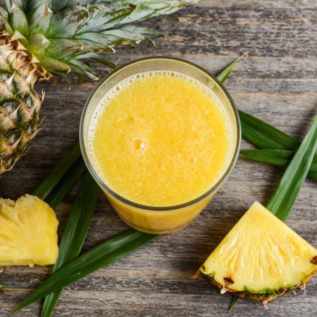 Fresh Blender Pineapple Juice