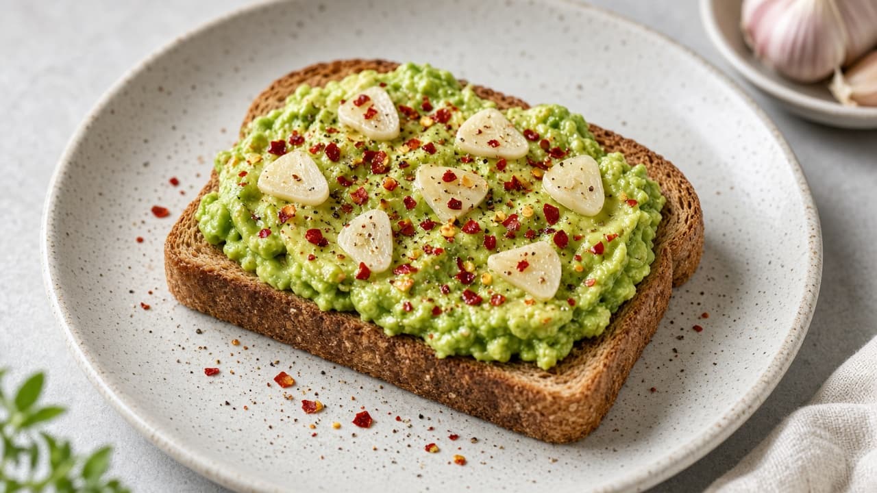 Garlic Avocado Toast
