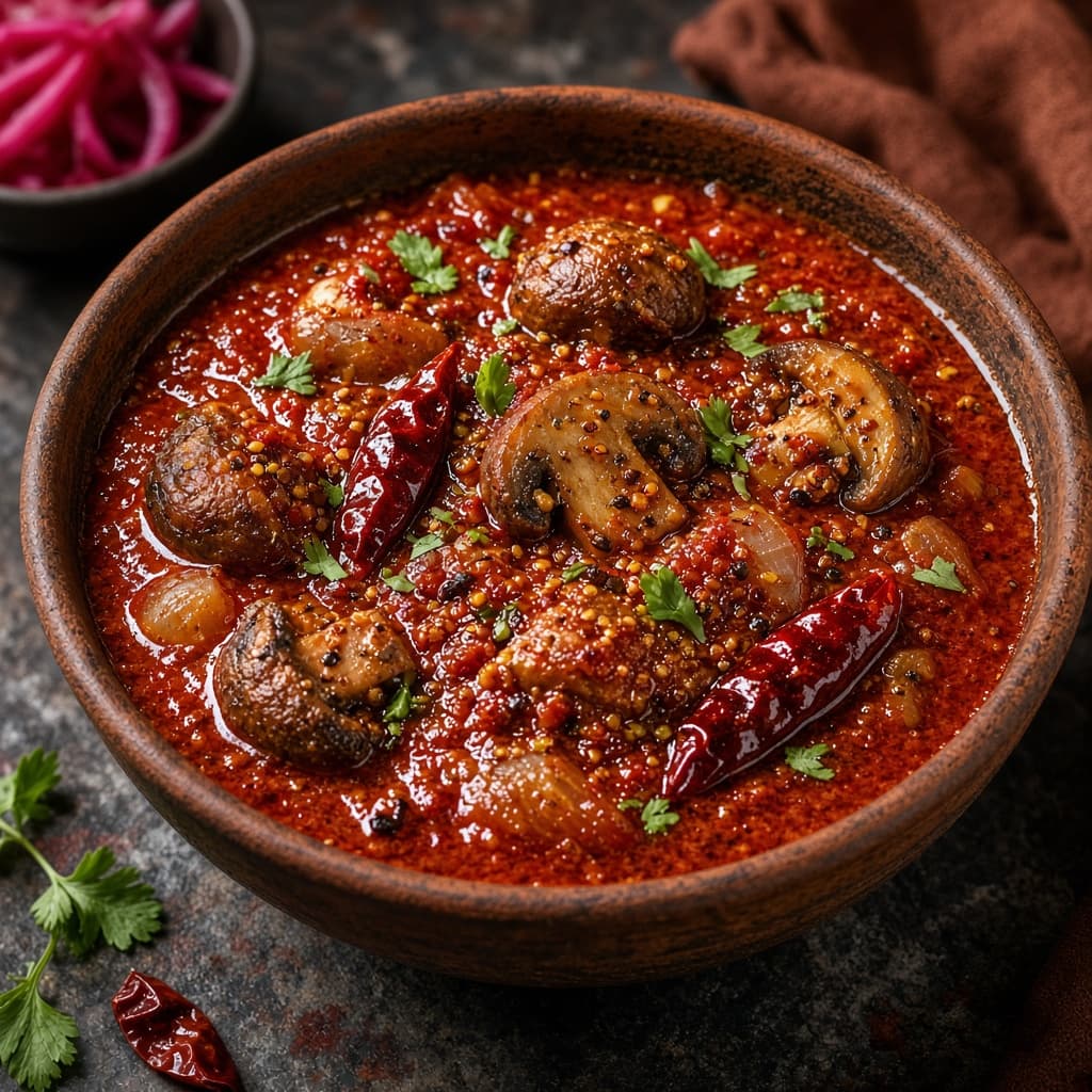 Goan Spicy Mushroom Vindaloo