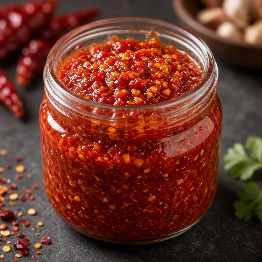 Homemade Spicy Schezwan Sauce