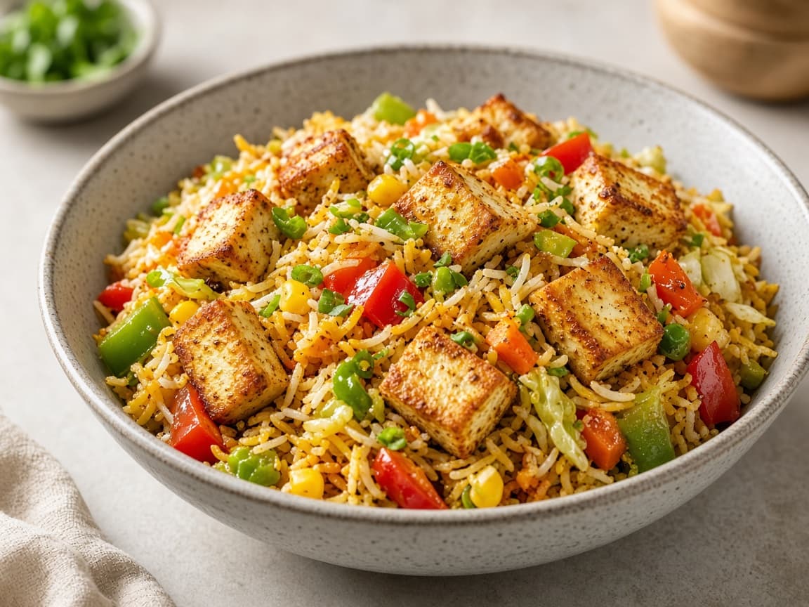 Indian Paneer Fried Rice