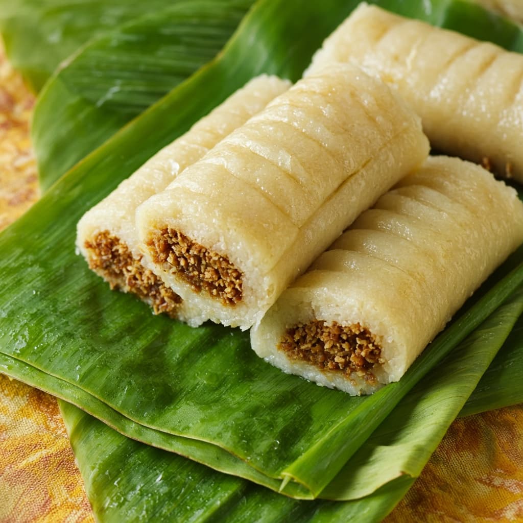 Konkani Steamed Rice Patholi