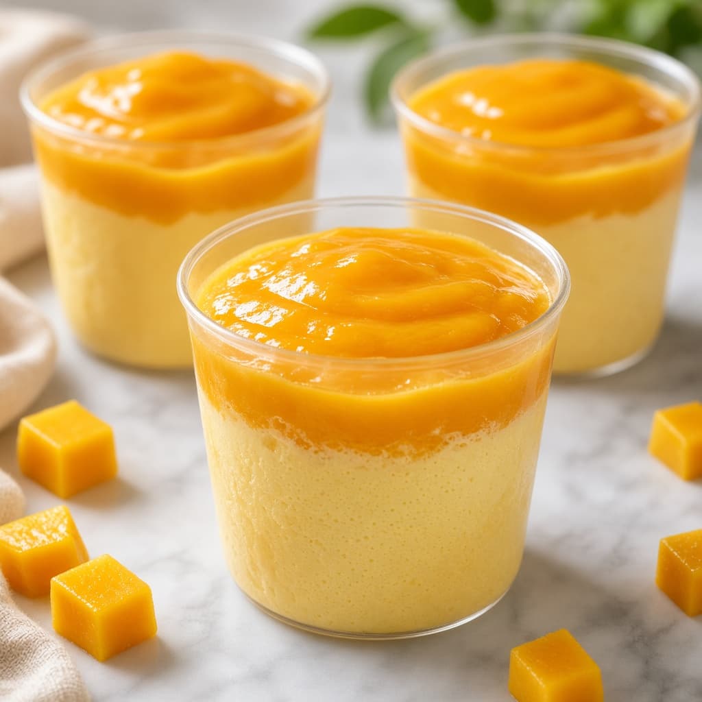Light No-Bake Mango Mousse