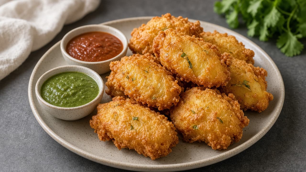 Lighter Aloo Pakora Bajji