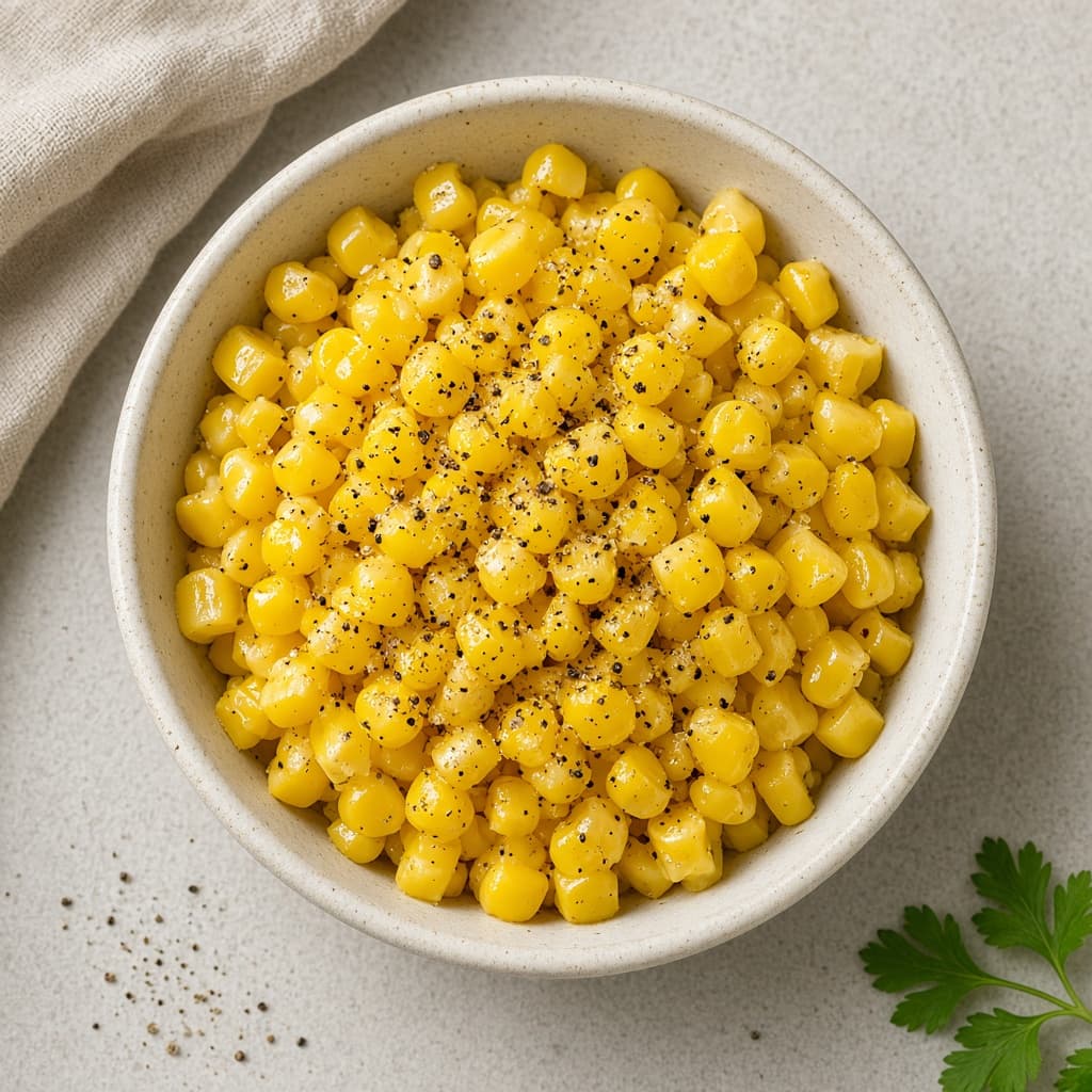 Lighter Buttered Sweet Corn