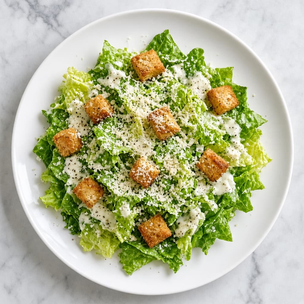Lighter Veg Caesar Salad