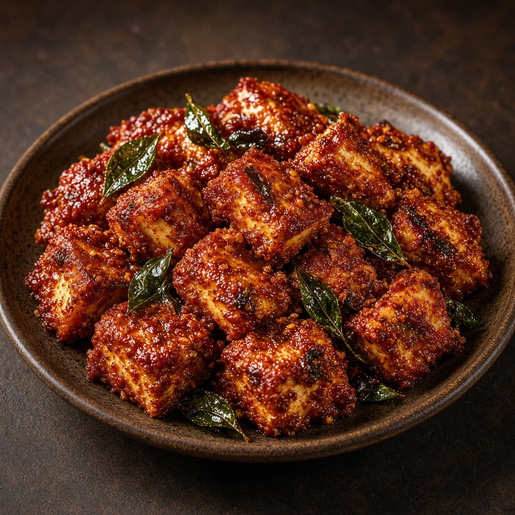 Mangalorean Paneer Ghee Roast