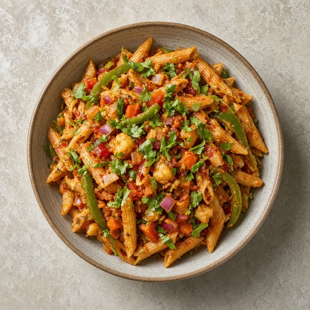 North Indian Masala Pasta
