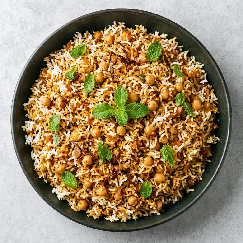 One-Pot Chana Chole Biryani