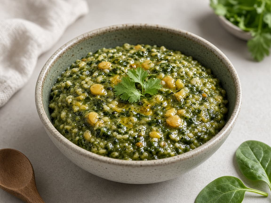 Palak Spinach Khichdi
