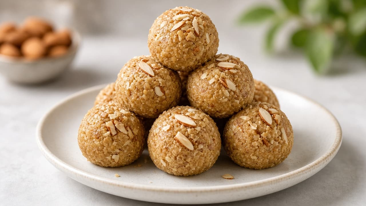 Protein Badam Ladoo