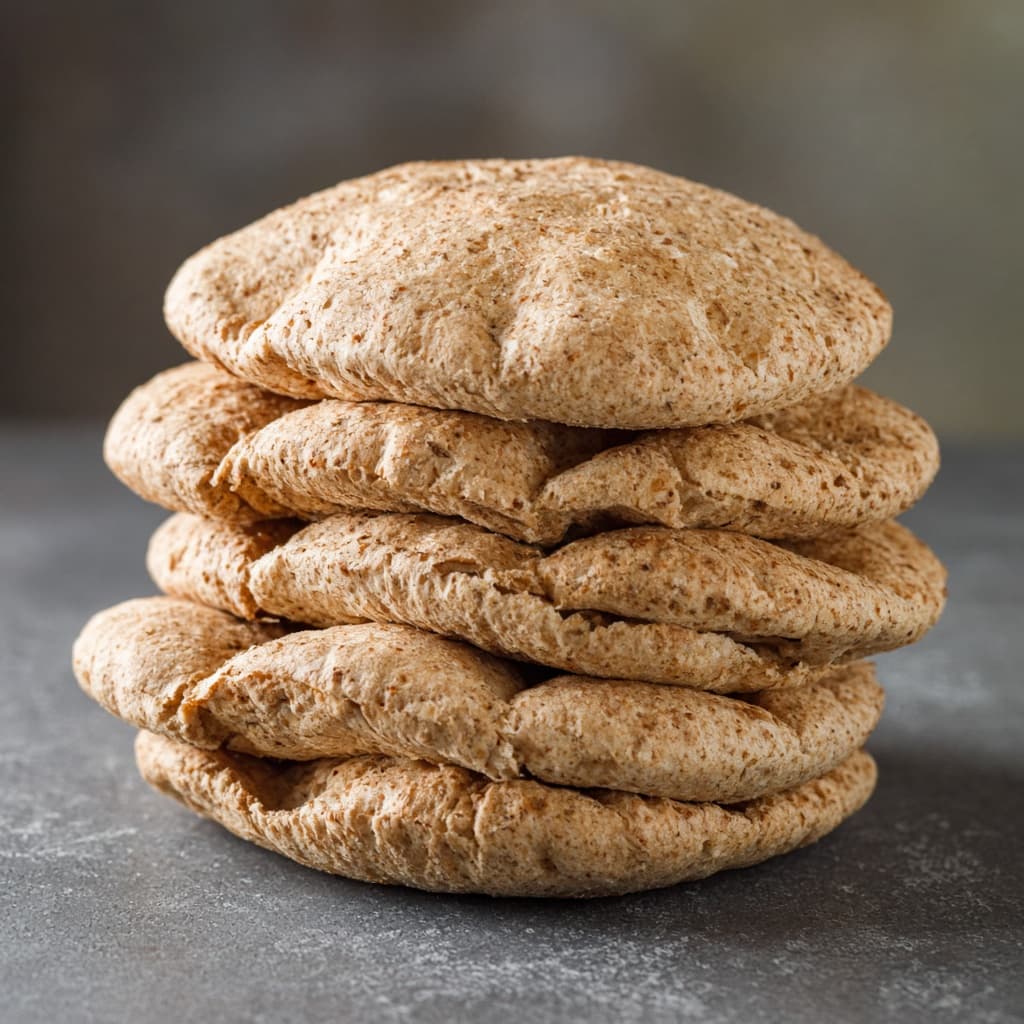 Puffy Wholewheat Pita Pockets