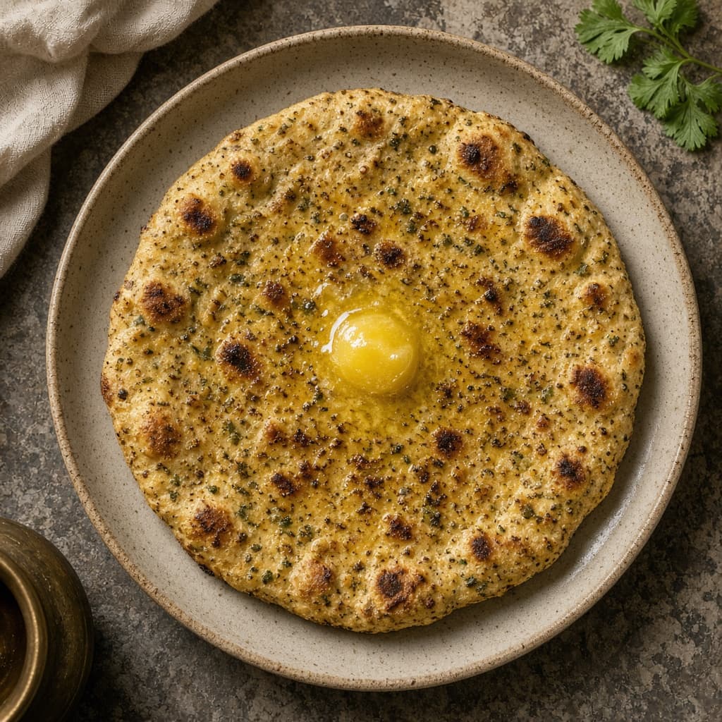 Punjabi Besan Missi Roti