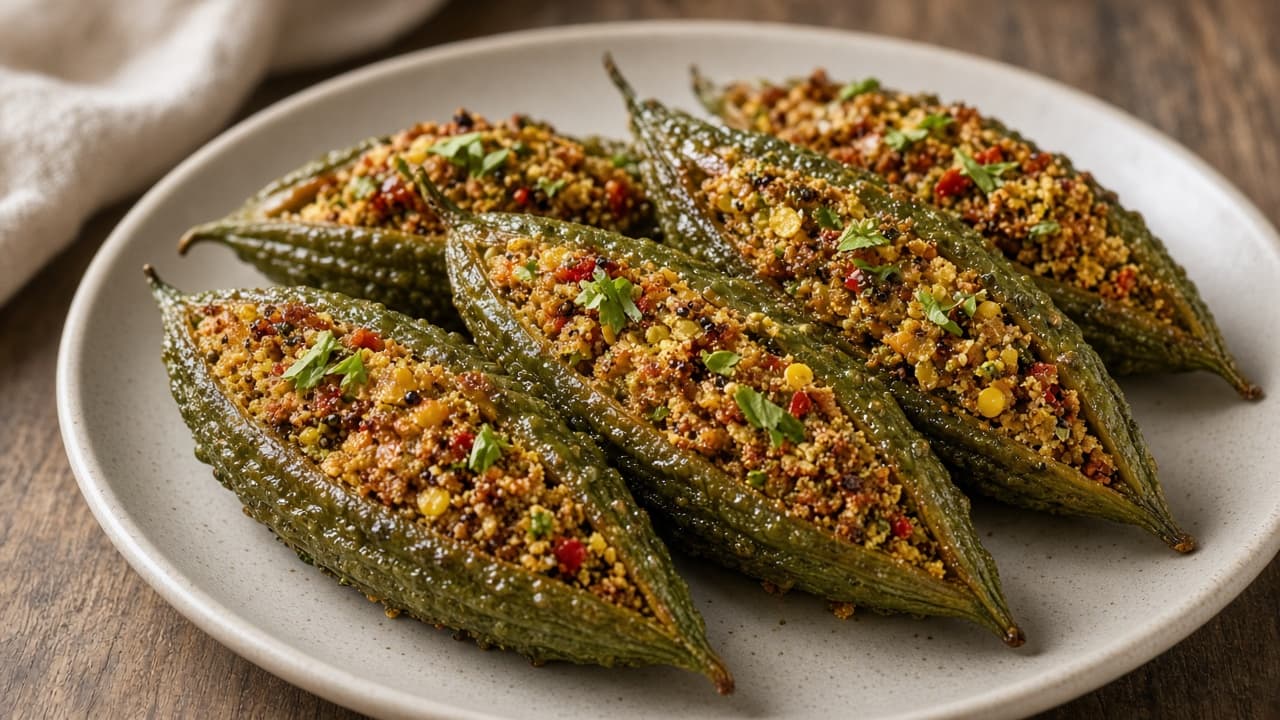 Punjabi Bharwa Karela