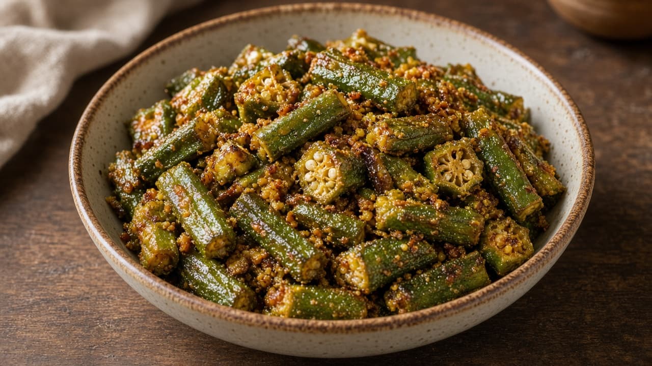 Punjabi Bhindi Sabzi Dry