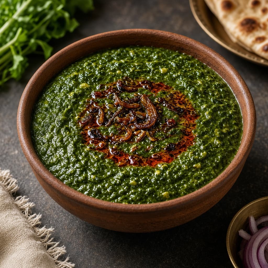 Punjabi Palak Spinach Saag