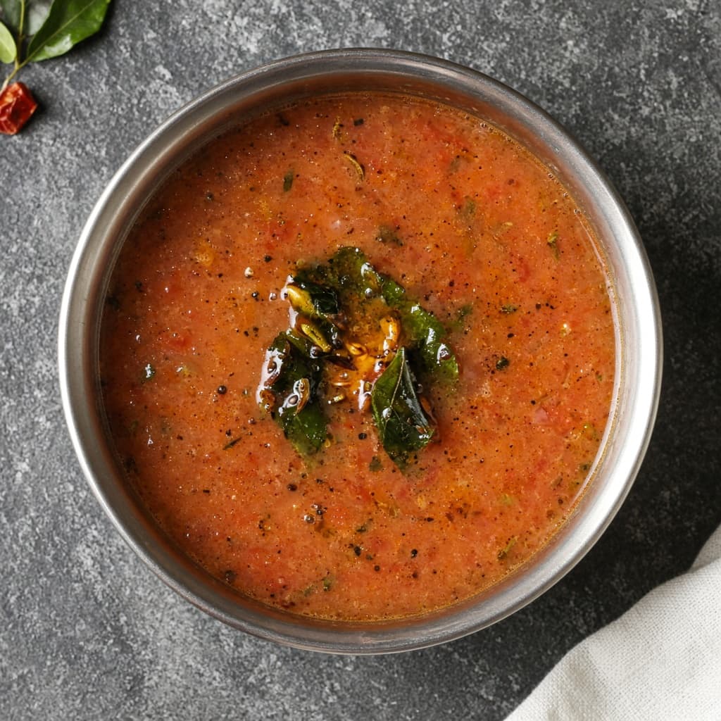 Quick No Dal Tomato Rasam