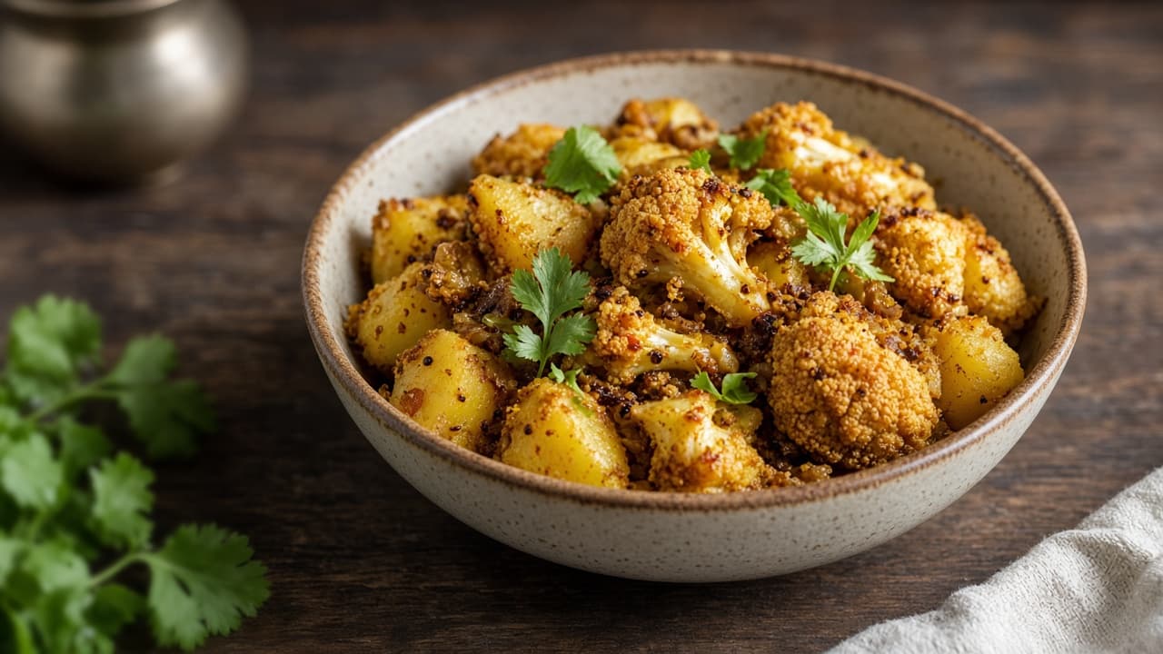 Restaurant Style Aloo Gobi