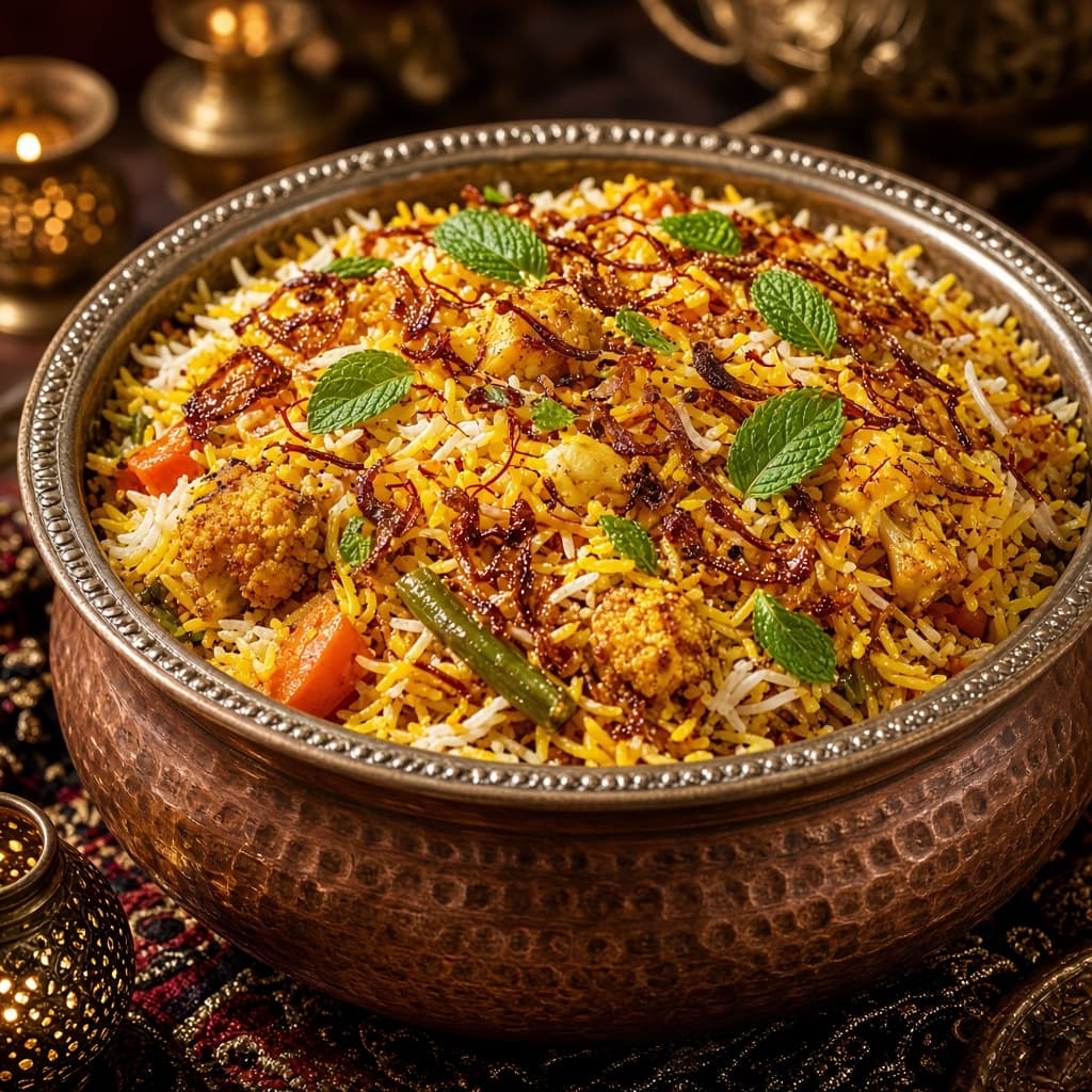 Rich Mughlai Veg Dum Biryani