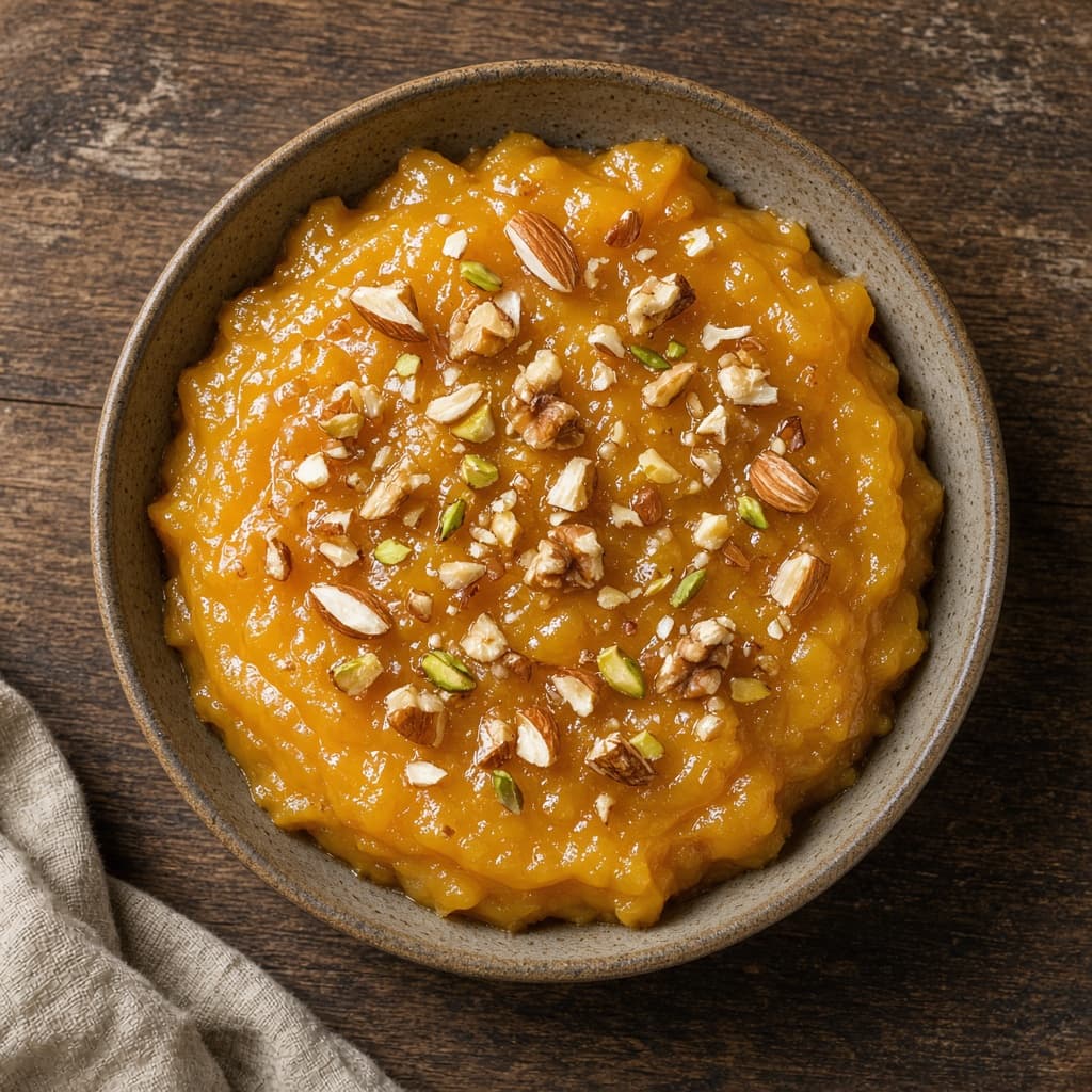 Soft Ripe Mango Halwa