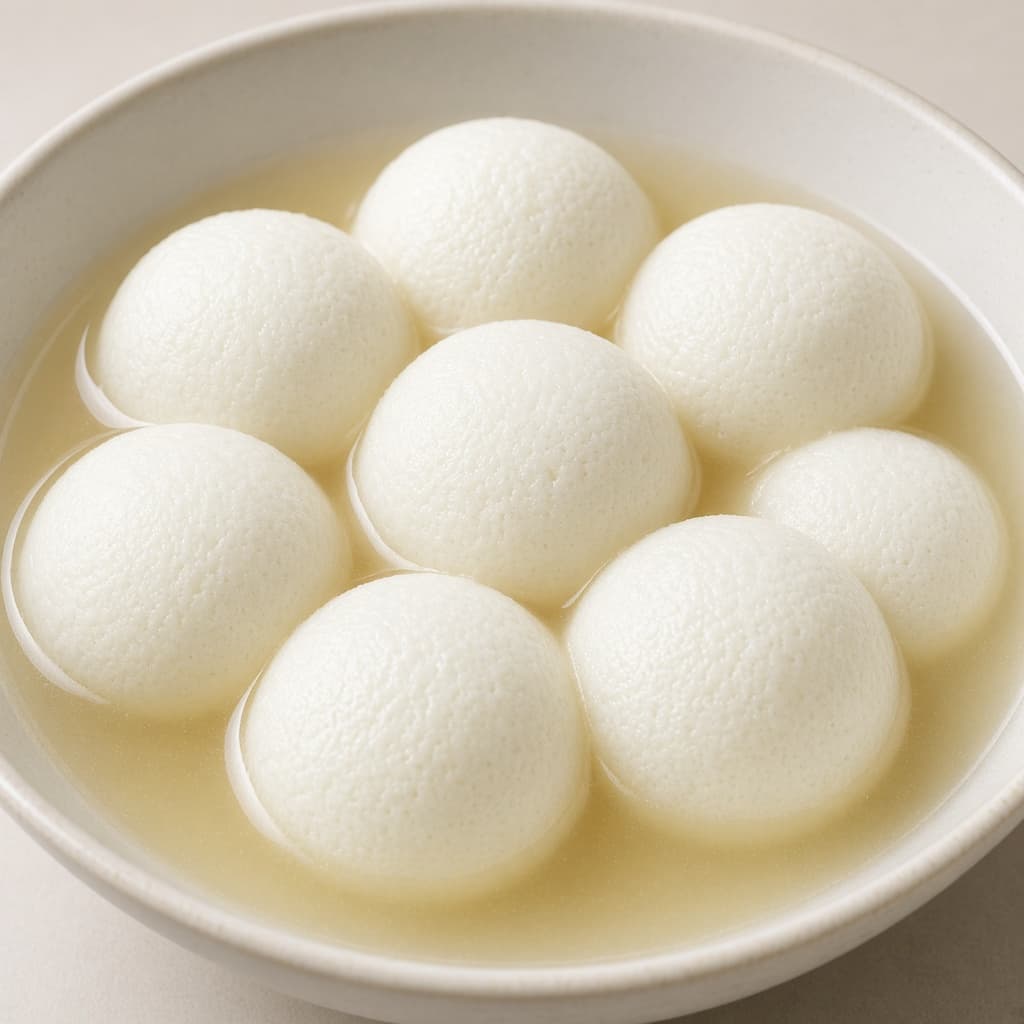 Soft Spongy Bengali Rasgulla