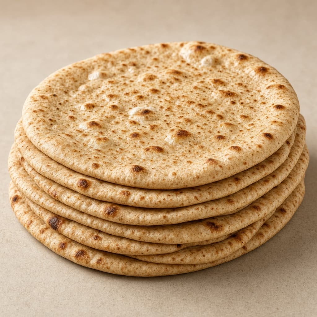 Soft Wholewheat Tawa Naan