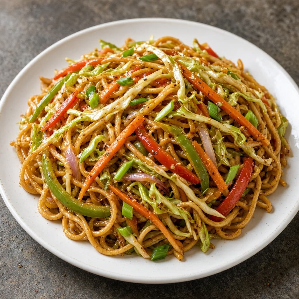 Street-Style Veg Chow Mein