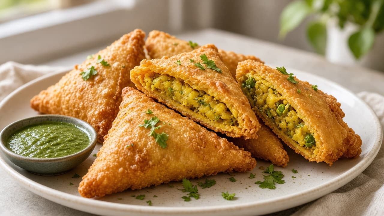 Stuffed Bread Pakora Airfry