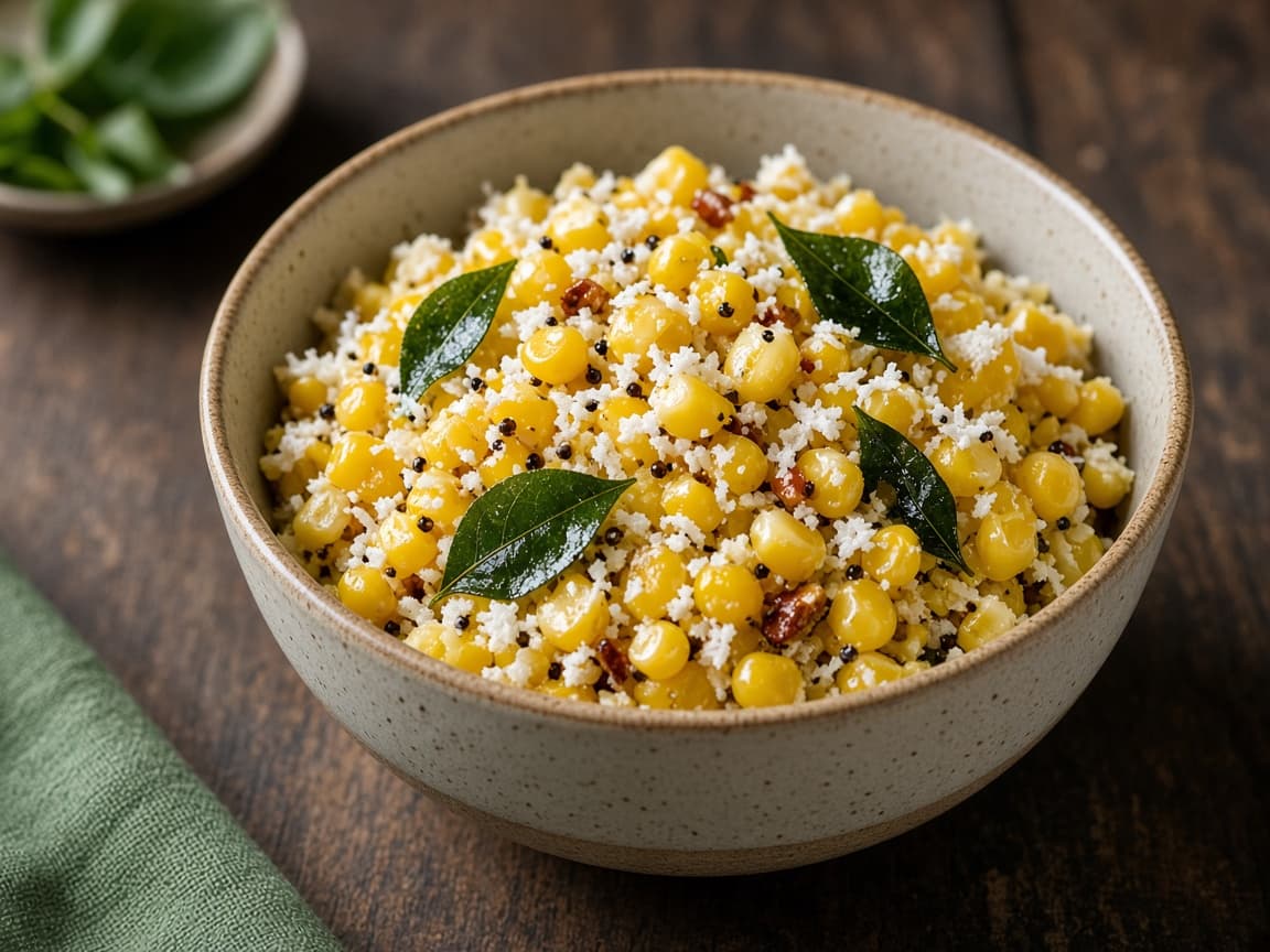 Sweet Corn Sundal Tempered