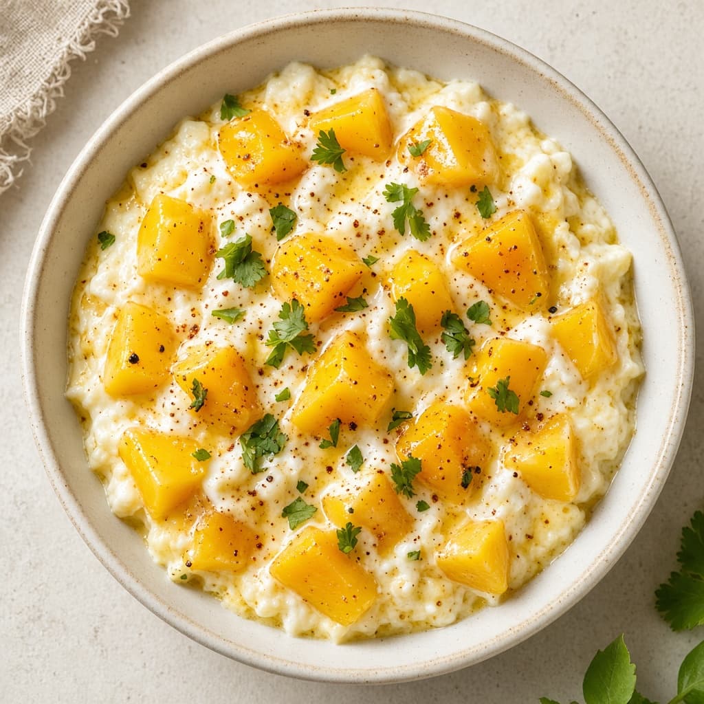 Sweet Ripe Mango Raita