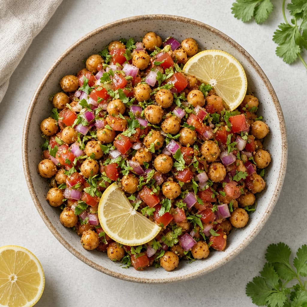 Tangy Chickpea Chana Chaat