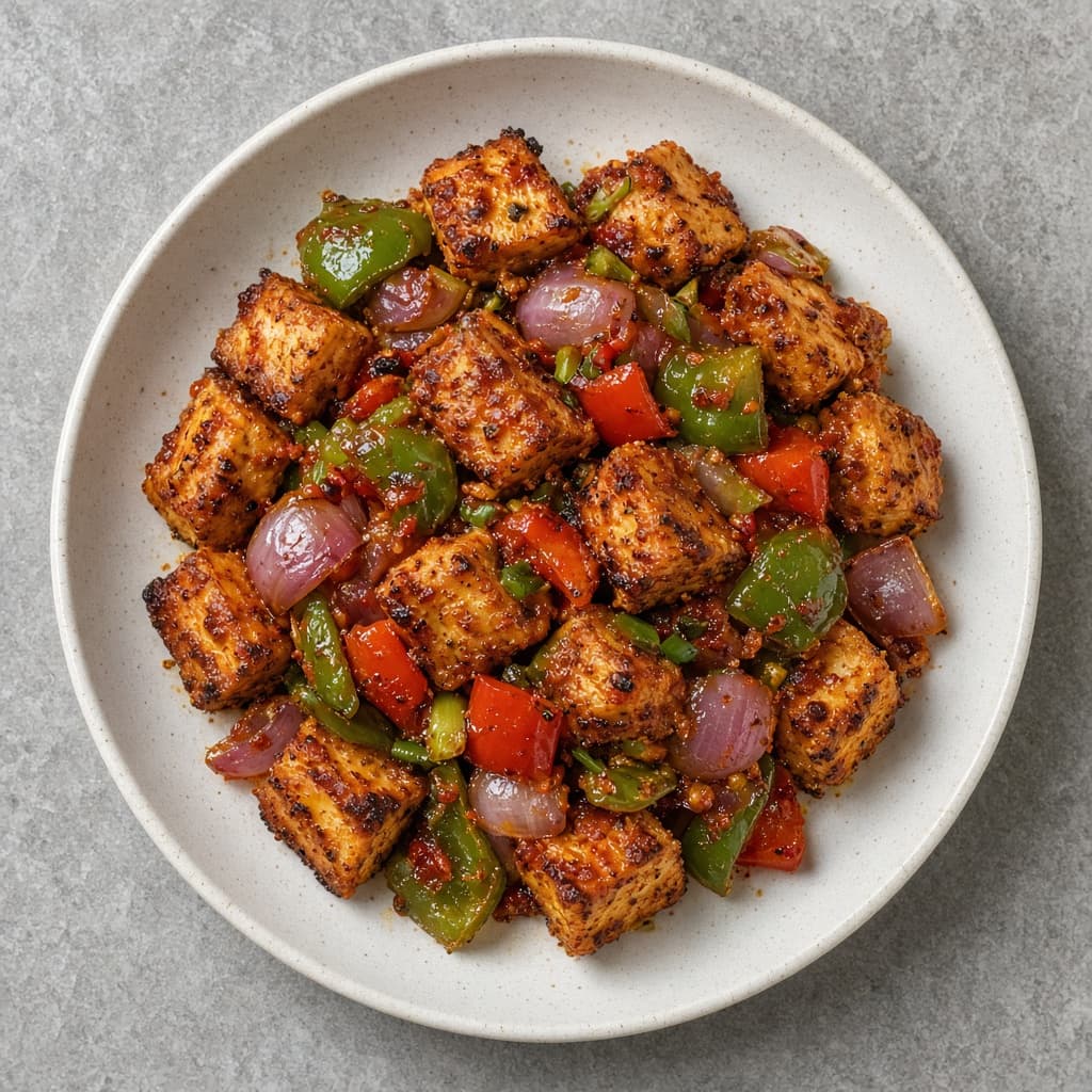 Tawa Chilli Idli Stir Fry