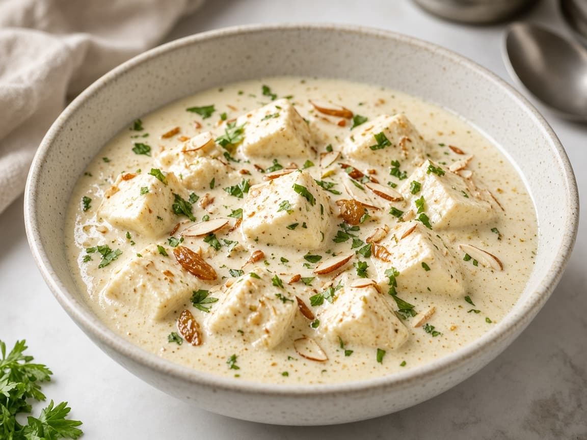 White Paneer Korma Yogurt