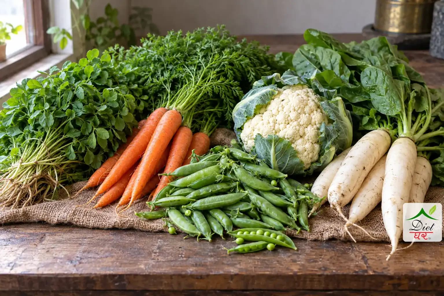 Winter Vegetables and a Week of Indian Meals