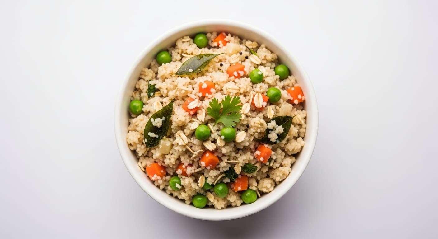 Oats Vegetable Upma for Diabetics: A Beta-Glucan Rich Breakfast